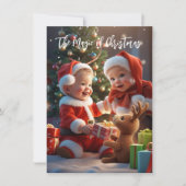 Carte De Correspondance La magie de Noël (Devant)