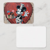 Carte De Correspondance La Saint-Valentin des souris (Devant / Derrière)