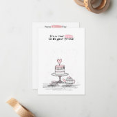 Carte De Correspondance La Saint-Valentin en classe (Devant/Arrière en situation)