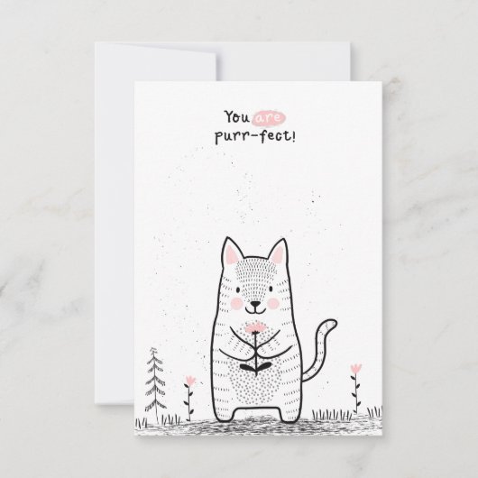 Carte De Correspondance La Saint-Valentin en classe  (Devant)