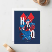 Carte De Correspondance La Suicide Squad | Harley Quinn Fern & Diamonds (Devant/Arrière en situation)