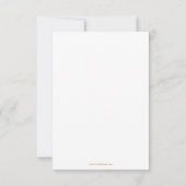 Carte De Correspondance La vie est comme une boîte de chocolats (Dos)