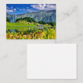 Carte De Correspondance Lac pittoresque Bergsee, Allemagne (Devant / Derrière)