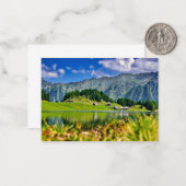 Carte De Correspondance Lac pittoresque Bergsee, Allemagne (Devant/Arrière en situation)