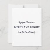 Carte De Correspondance L'aigle au-dessus de Père Noël (Dos)