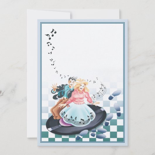 Carte De Correspondance Laisser Le Bon Temps Rouler © (Devant)