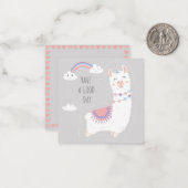 Carte De Correspondance Lama (Devant/Arrière en situation)