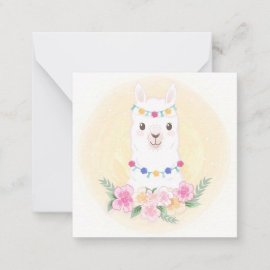 Carte De Correspondance Lama (Devant)