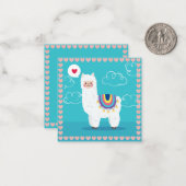 Carte De Correspondance Lama (Devant/Arrière en situation)