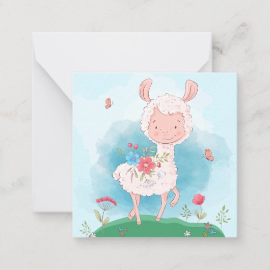 Carte De Correspondance Lama (Devant)