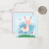 Carte De Correspondance Lama (Devant/Arrière en situation)