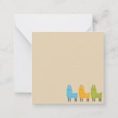 Carte De Correspondance Lama (Dos)