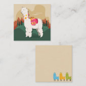 Carte De Correspondance Lama (Devant / Derrière)