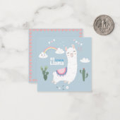 Carte De Correspondance Lama (Devant/Arrière en situation)