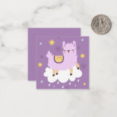 Carte De Correspondance Lama (Devant/Arrière en situation)
