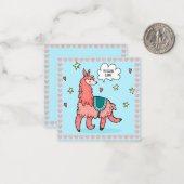 Carte De Correspondance Lama (Devant/Arrière en situation)