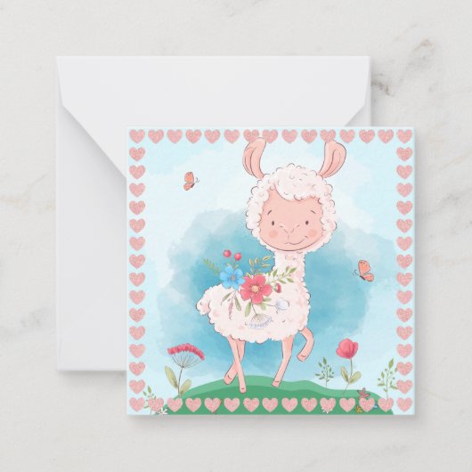 Carte De Correspondance Lama (Devant)
