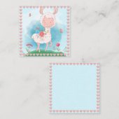 Carte De Correspondance Lama (Devant / Derrière)