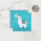 Carte De Correspondance Lama (Devant/Arrière en situation)