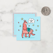 Carte De Correspondance Lama (Devant/Arrière en situation)