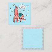 Carte De Correspondance Lama (Devant / Derrière)