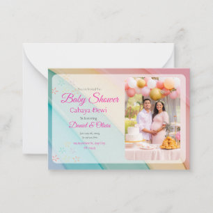 Carte De Correspondance L'amour, le rire et un nouveau bébé"