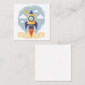 Carte De Correspondance Lancement de fusée (Devant / Derrière)