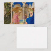 Carte De Correspondance L'Annonciation, 1426 par Fra Angelico (Devant / Derrière)