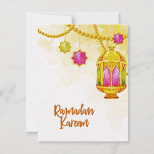 Carte De Correspondance Lanterne Ramadan Kareem Musulman