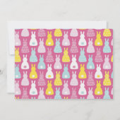 Carte De Correspondance Lapin de Pâques mignon (Dos)