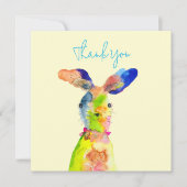 Carte De Correspondance Lapin de Pâques mignon  (Devant)