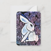 Carte De Correspondance Lapin de printemps Lapin de Pâques Ostara (Devant)