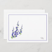 Carte De Correspondance Larkspur (Devant / Derrière)