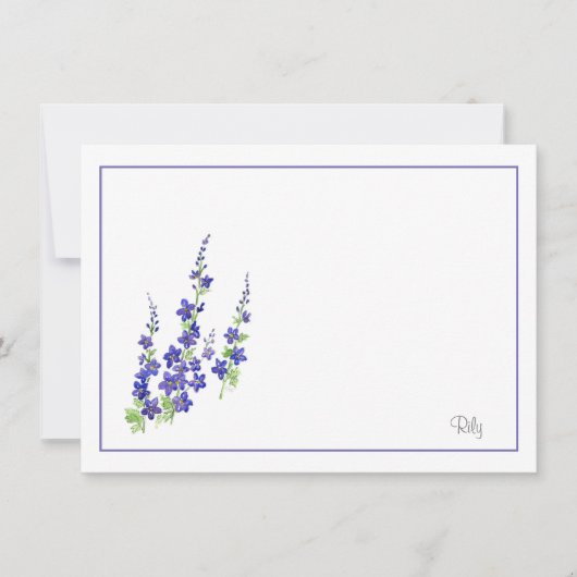 Carte De Correspondance Larkspur (Devant)