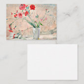 Carte De Correspondance Larsson - Oeillets et pavois (Devant / Derrière)