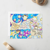 Carte De Correspondance L'art de Kitty (Devant/Arrière en situation)