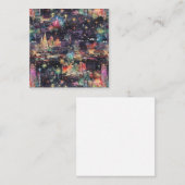 Carte De Correspondance Las Vegas Noël & Nouvel An en aquarelles (Devant / Derrière)