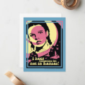 Carte De Correspondance L'Assistant D'Oz™ | Je ne suis pas au Kansas (Devant/Arrière en situation)