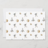 Carte De Correspondance L'astronaute de l'enfant personnalisé (Dos)