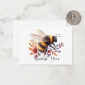 Carte De Correspondance Le charme du Merci des abeilles (Devant/Arrière en situation)