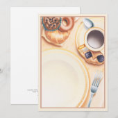 Carte De Correspondance Le Club des petits déjeuners © (Devant / Derrière)