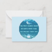 Carte De Correspondance Le fait du requin (Devant)