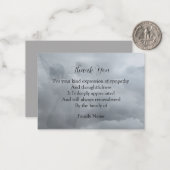 Carte De Correspondance Le Merci de l'ombre d'Angel (Devant/Arrière en situation)