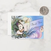 Carte De Correspondance Le Merci des messages Angel (Devant/Arrière en situation)