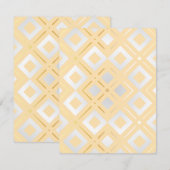 Carte De Correspondance Le Motif géométrique de Kamelia 8 (Devant / Derrière)