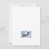 Carte De Correspondance Le paradis de Saluki Greyhound (Dos)