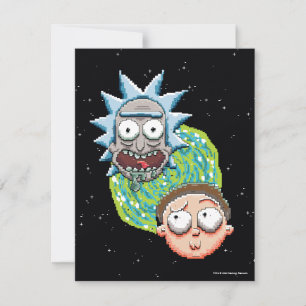 Carte De Correspondance Le Portrait de Rick et Morty
