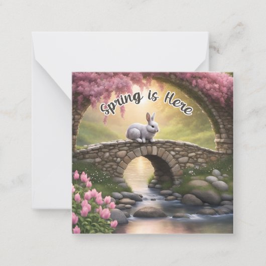 Carte De Correspondance Le printemps est là (Devant)