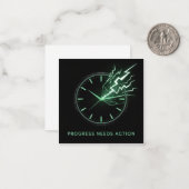 Carte De Correspondance Le progrès nécessite une action (Devant/Arrière en situation)