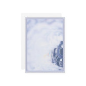 Carte De Correspondance Le train © (Devant/Arrière en situation)